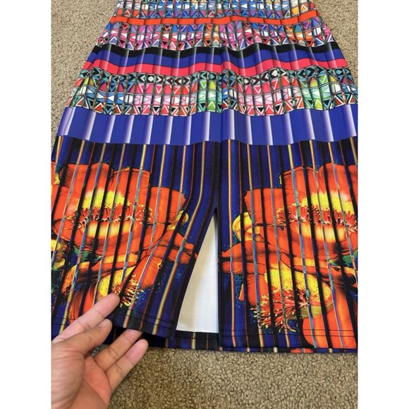 JOSEPH RIBKOFF Colorful Sheath Dress Artsy Professional Career Mix Print Sz 8 - Picture 7 of 9